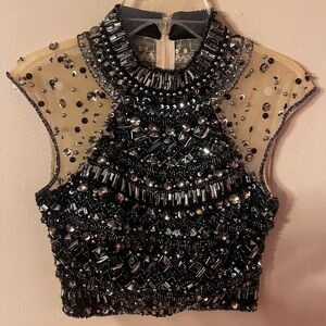 Prom dress two piece size 1/2